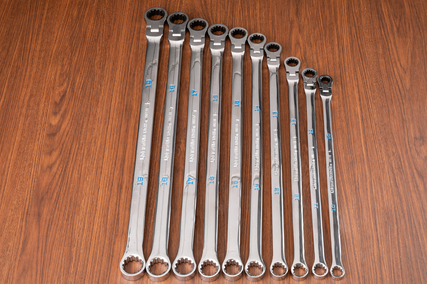 Extra-Long Flex Box-End Wrench Kit