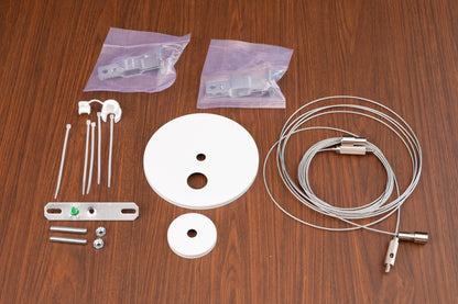 Obsessed Garage Linear Light Fixture Suspension Cables