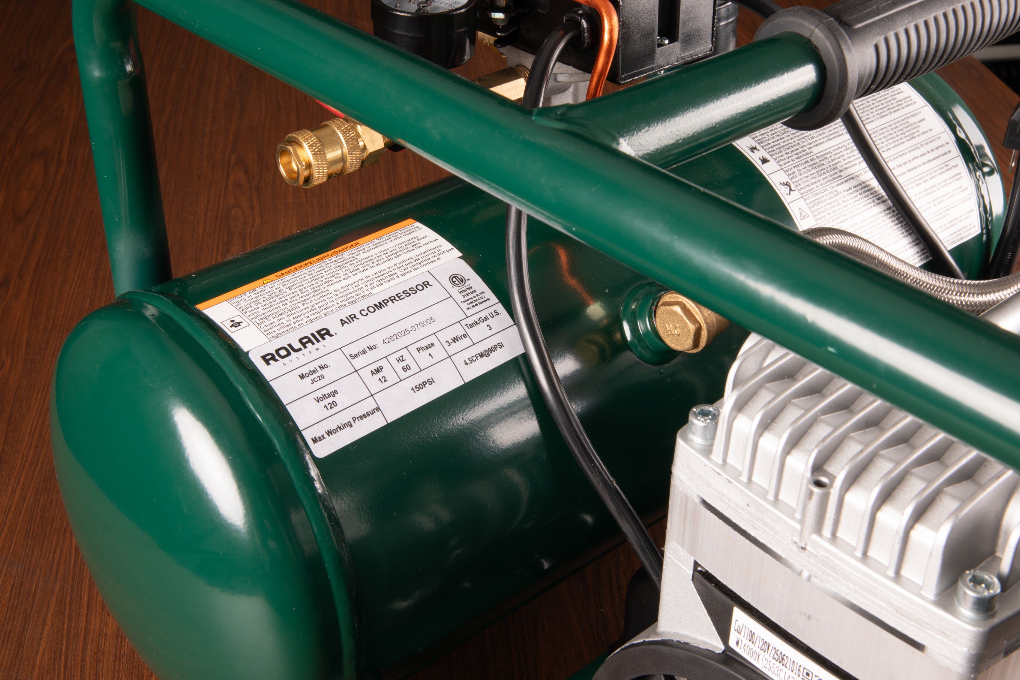 Rolair JC20 2 HP Oil-Free Direct Drive Air Compressor – Obsessed