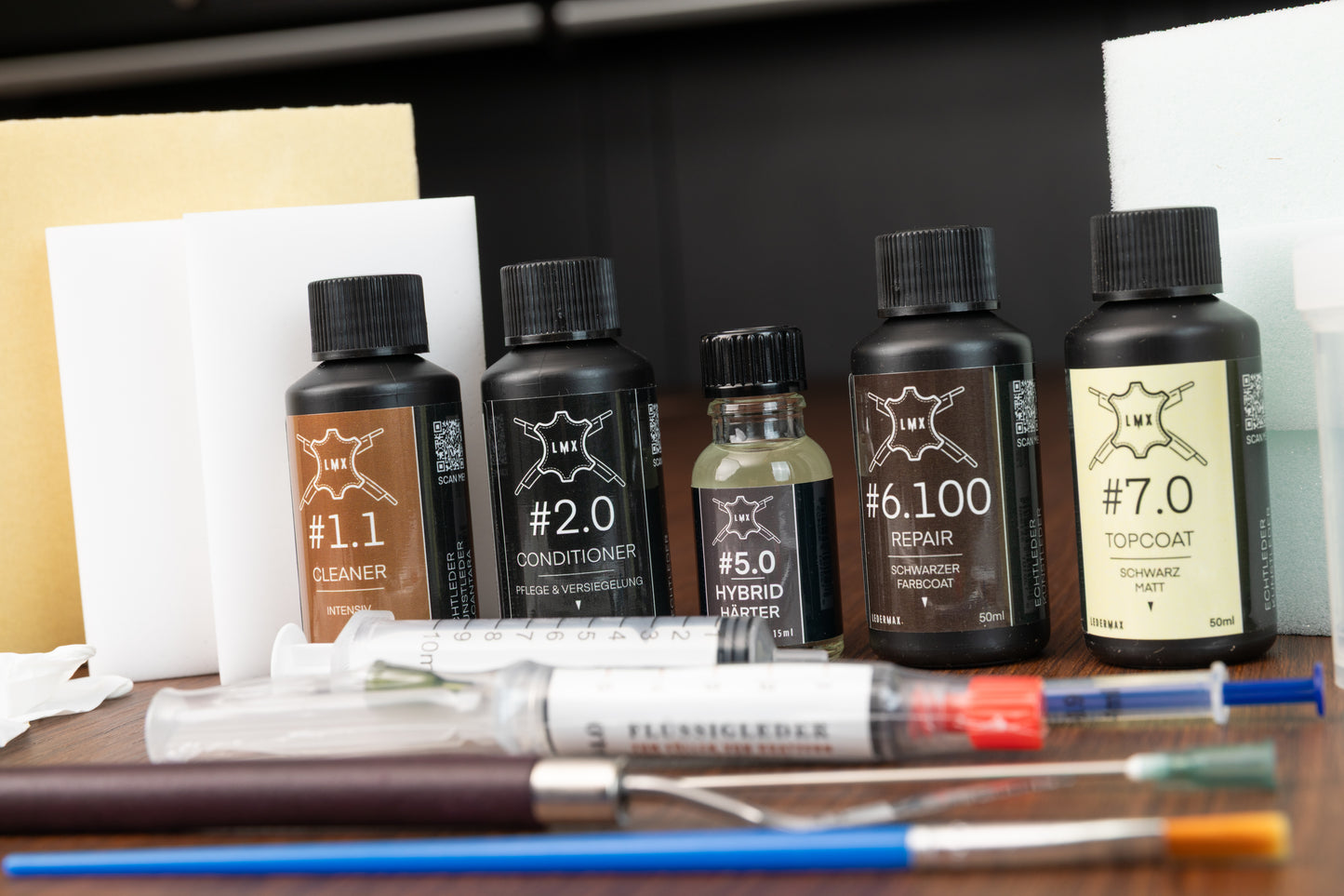 Ledermax Repair Kit for Artificial and Genuine Leather