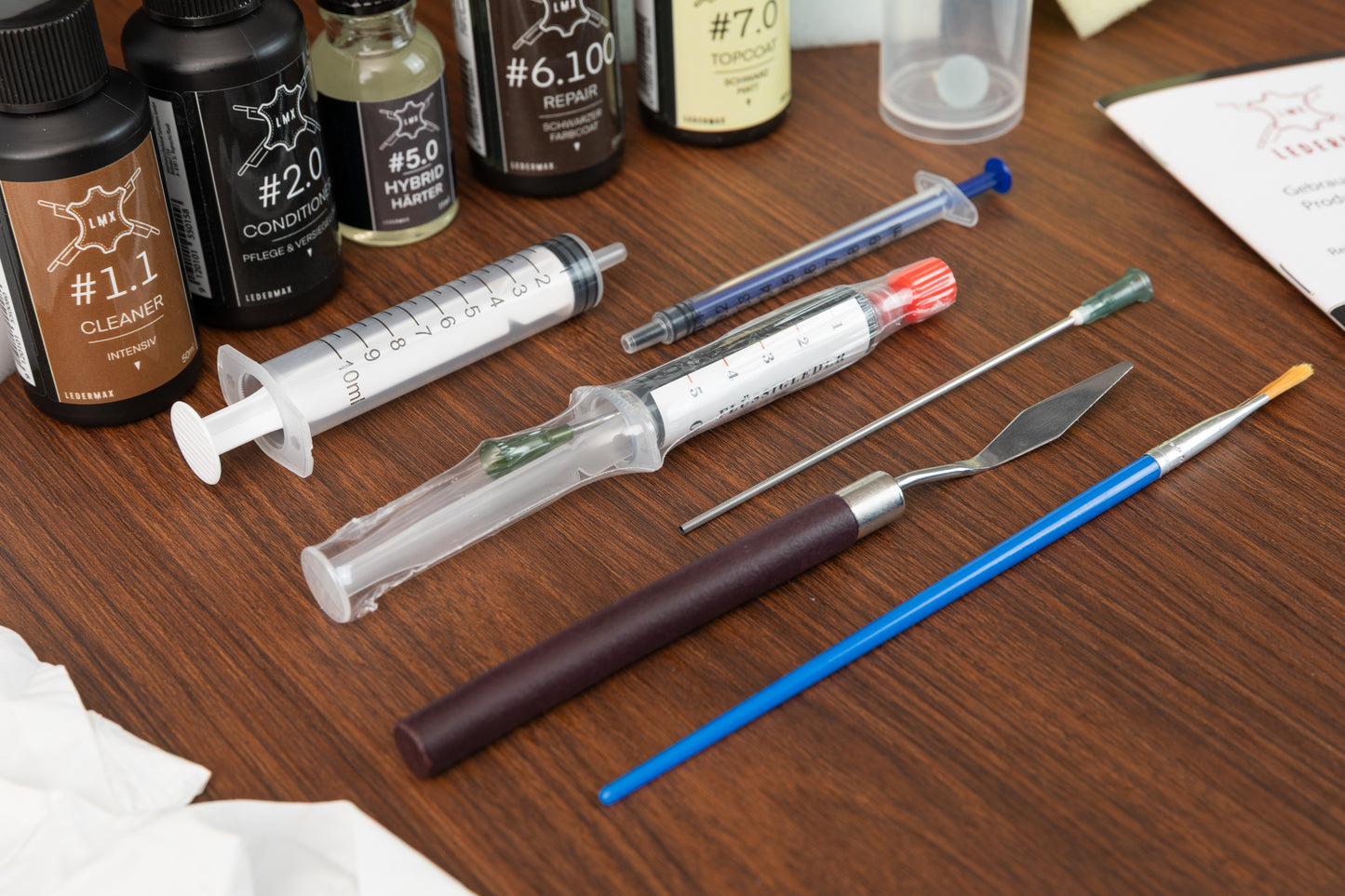 Ledermax Repair Kit for Artificial and Genuine Leather