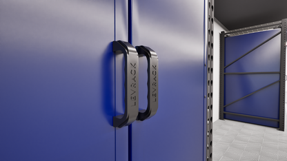 Levrack Storage Solution - Obsessed Garage Edition - Blue With Black Handles