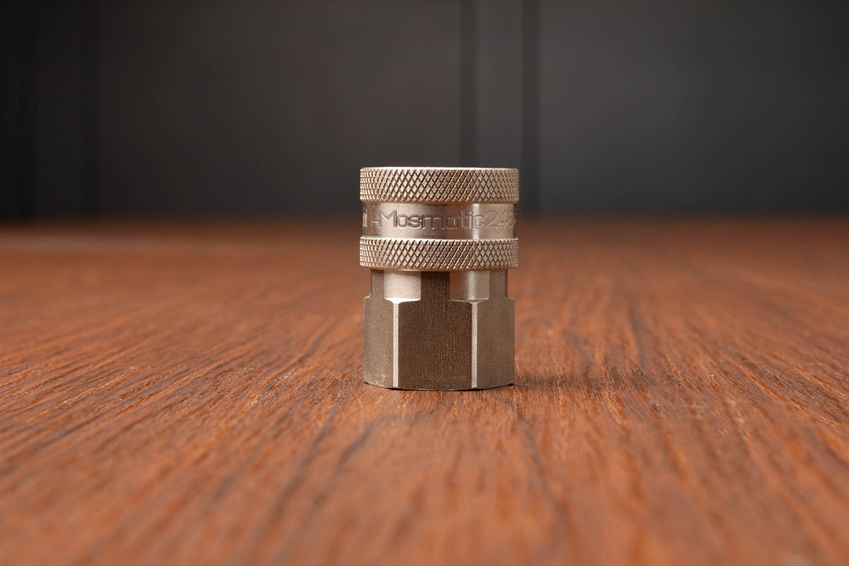 Mosmatic T304 SS 3/8" Female QD Coupler