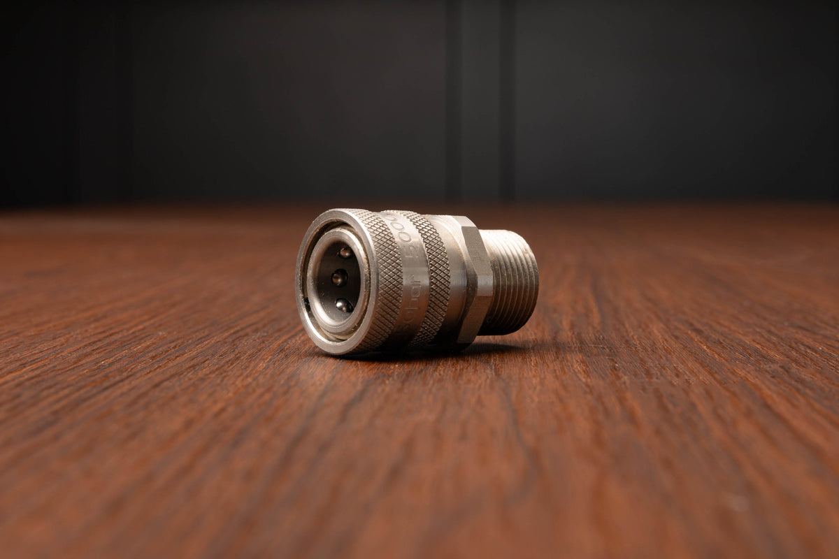 Mosmatic T304 SS M22 Male (15mm) to 3/8" QD Coupler