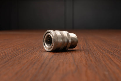 Mosmatic T304 SS M22 Male (15mm) to 3/8" QD Coupler