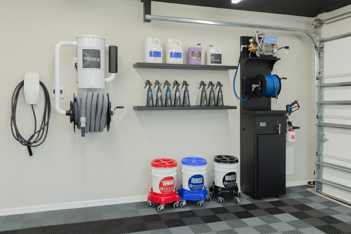 Obsessed Garage Wash Station (Single Pressure Washer)