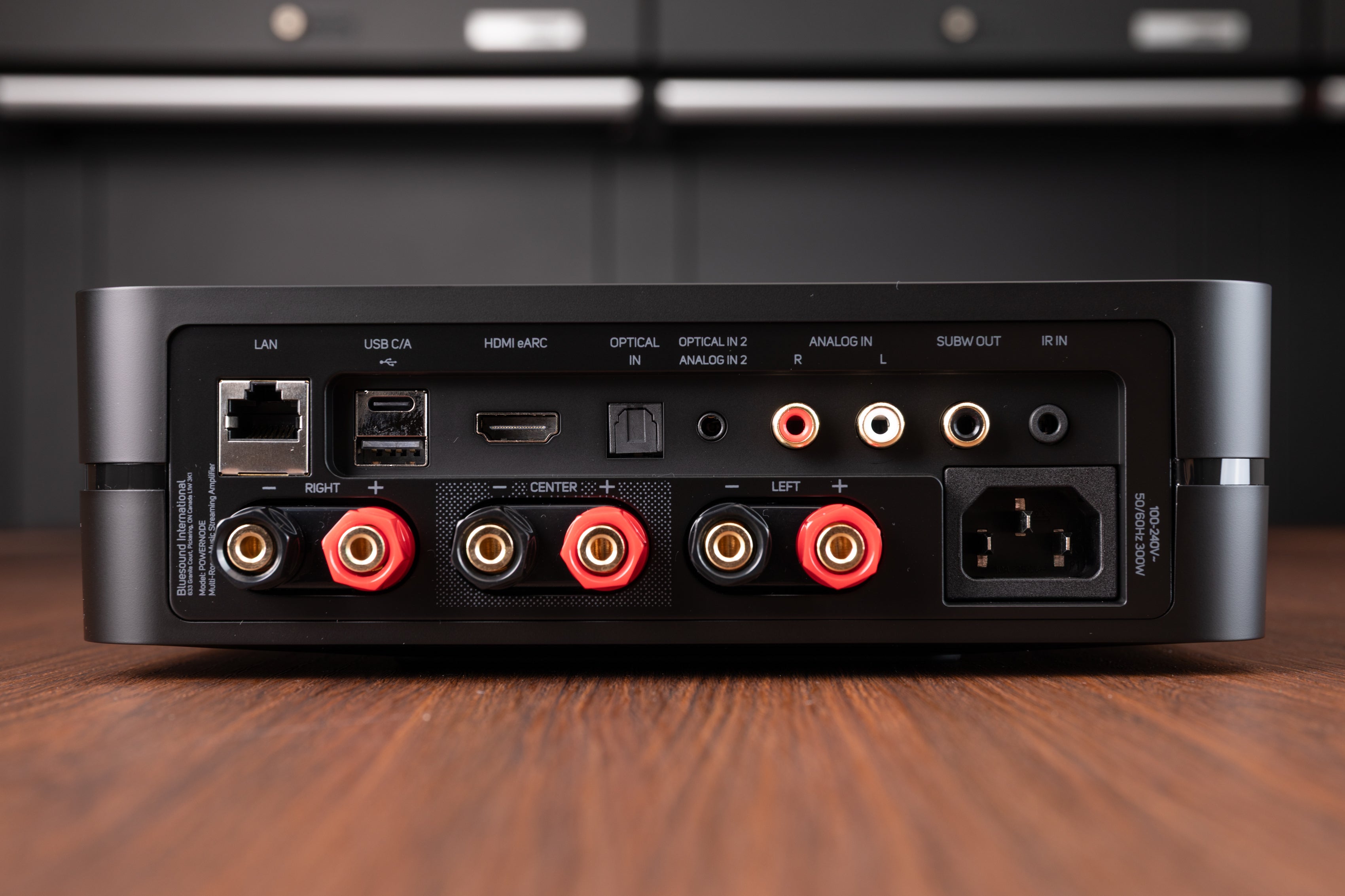 Bluesound PowerNode High-Resolution Music Streamer with Built-in