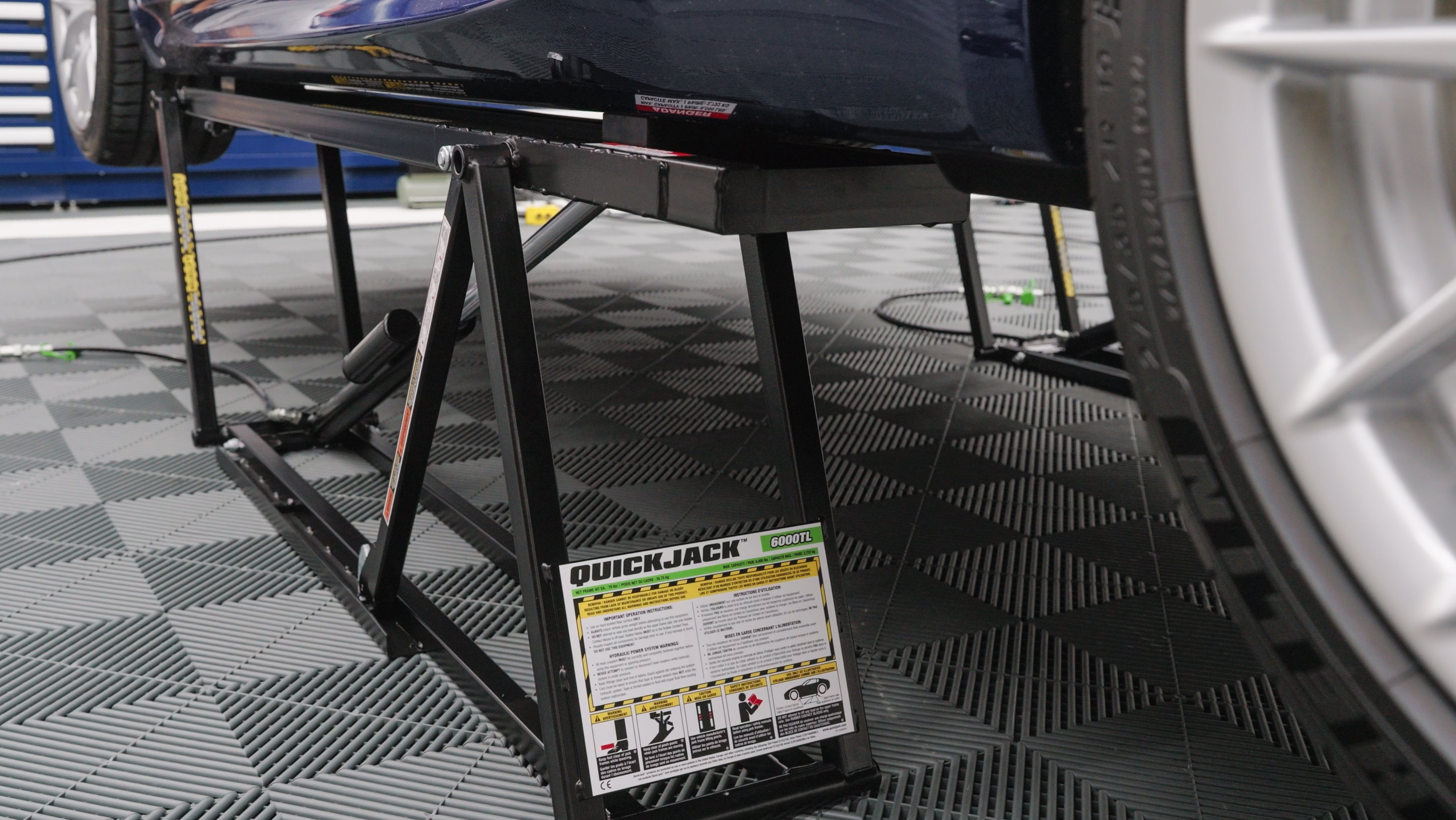 QuickJack 6000TL Car Lift – 6,000 lb Capacity, Portable & Low