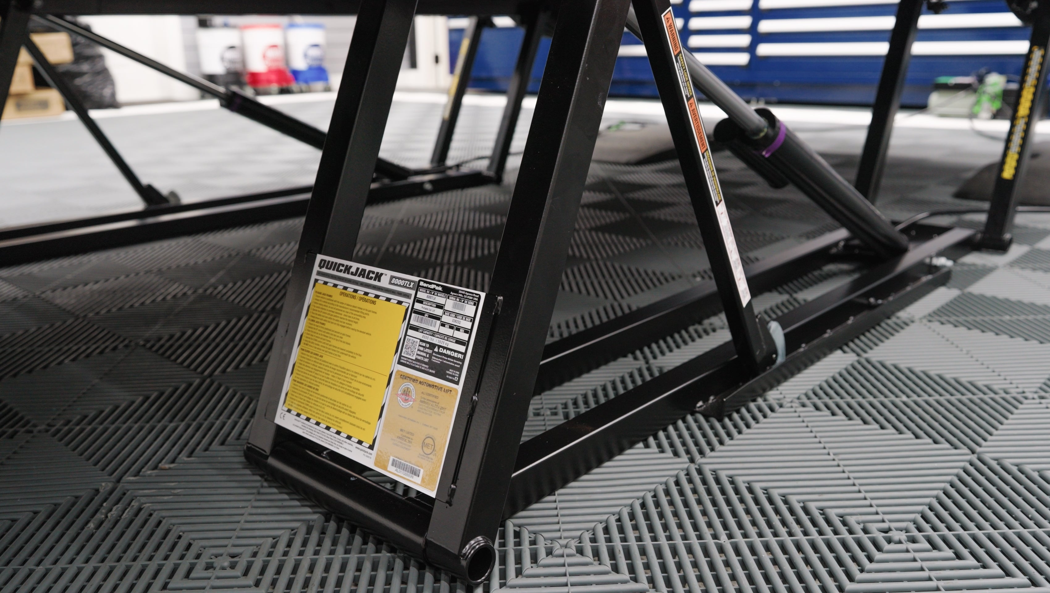 QuickJack 8000TLX Car Lift – 8,000 lb Capacity, Extra Long