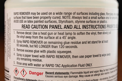 RapidTac - Rapid Remover Adhesive Remover 32oz.