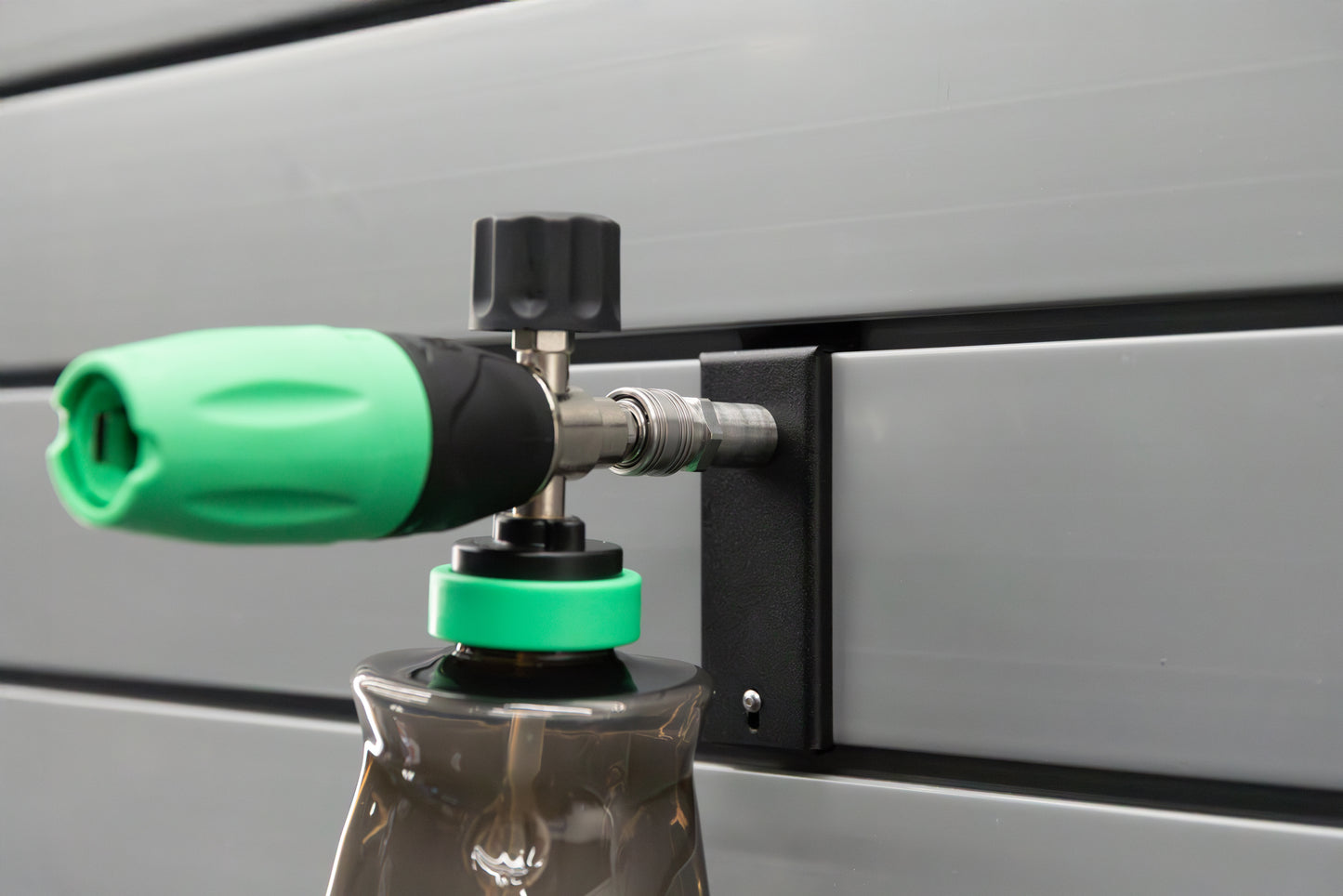 Obsessed Garage Slatwall Foam Cannon Mount