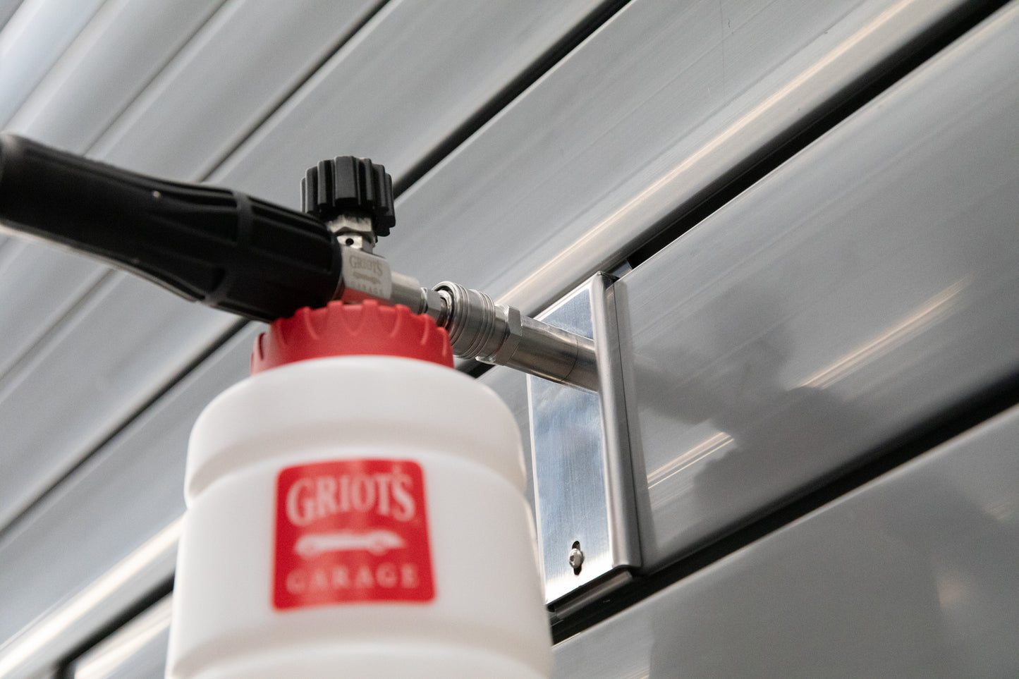 Obsessed Garage Slatwall Foam Cannon Mount