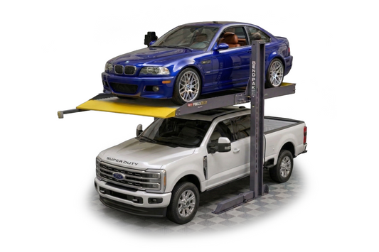 BendPak PL-6000DCX Parking Lift | 6,000 lb Wide Two-Post Vehicle Storage Lift