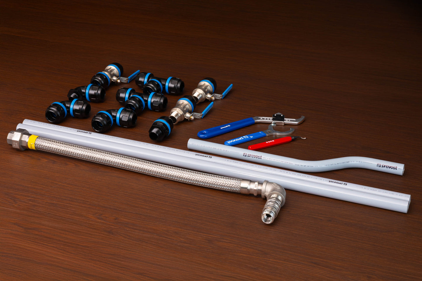 Prevost Piping Kit for CR Spotless Wall Mounted System