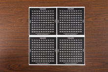 Tool Grid Identification Labels