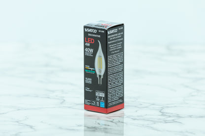 Satco Candelabra LED Light Bulb - S21298 - Decorative Bulb