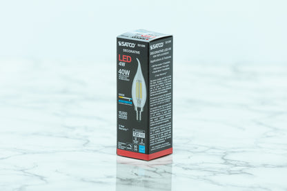 Satco Candelabra LED Light Bulb - S21299 - Decorative Bulb