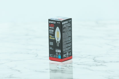 Satco Candelabra LED Light Bulb - S21265 - Decorative Bulb