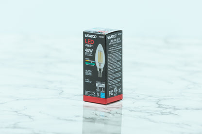 Satco Candelabra LED Light Bulb - S21267 - Decorative Bulb