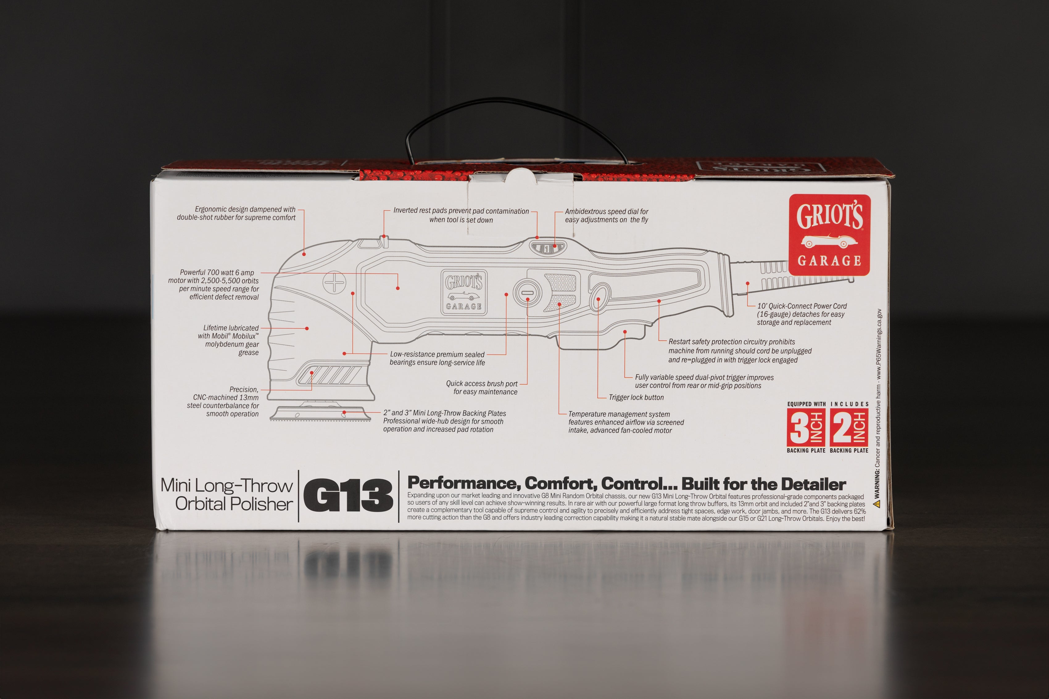 Griot's Garage G13 Mini Long-Throw Orbital Polisher - Best Entry