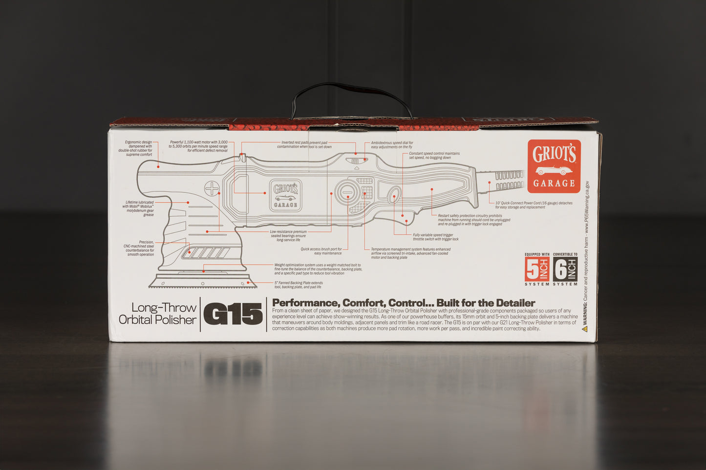 Griot's Garage G15 Long-Throw Orbital Polisher