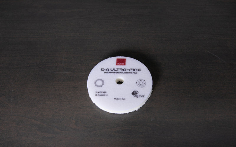 RUPES D-A Ultrafine (White) Microfiber Polishing Pad