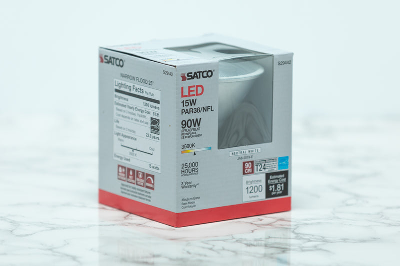 Satco Wet Location Recessed Can LED Light Bulb - S29442 - 3500K
