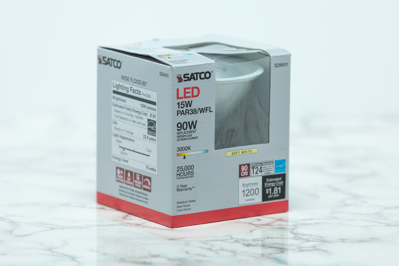 Satco Wet Location Recessed Can LED Light Bulb - S29451 - 3000K