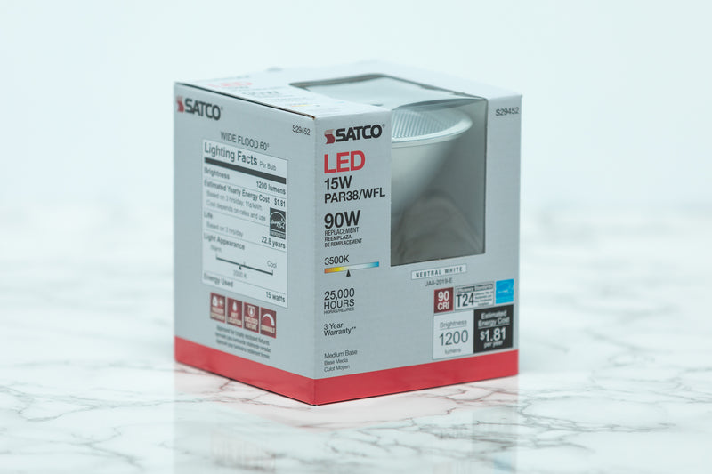 Satco Wet Location Recessed Can LED Light Bulb - S29452 - 3500K
