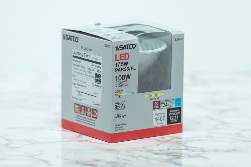 Satco Wet Location Recessed Can LED Light Bulb - S29455 - 3000K
