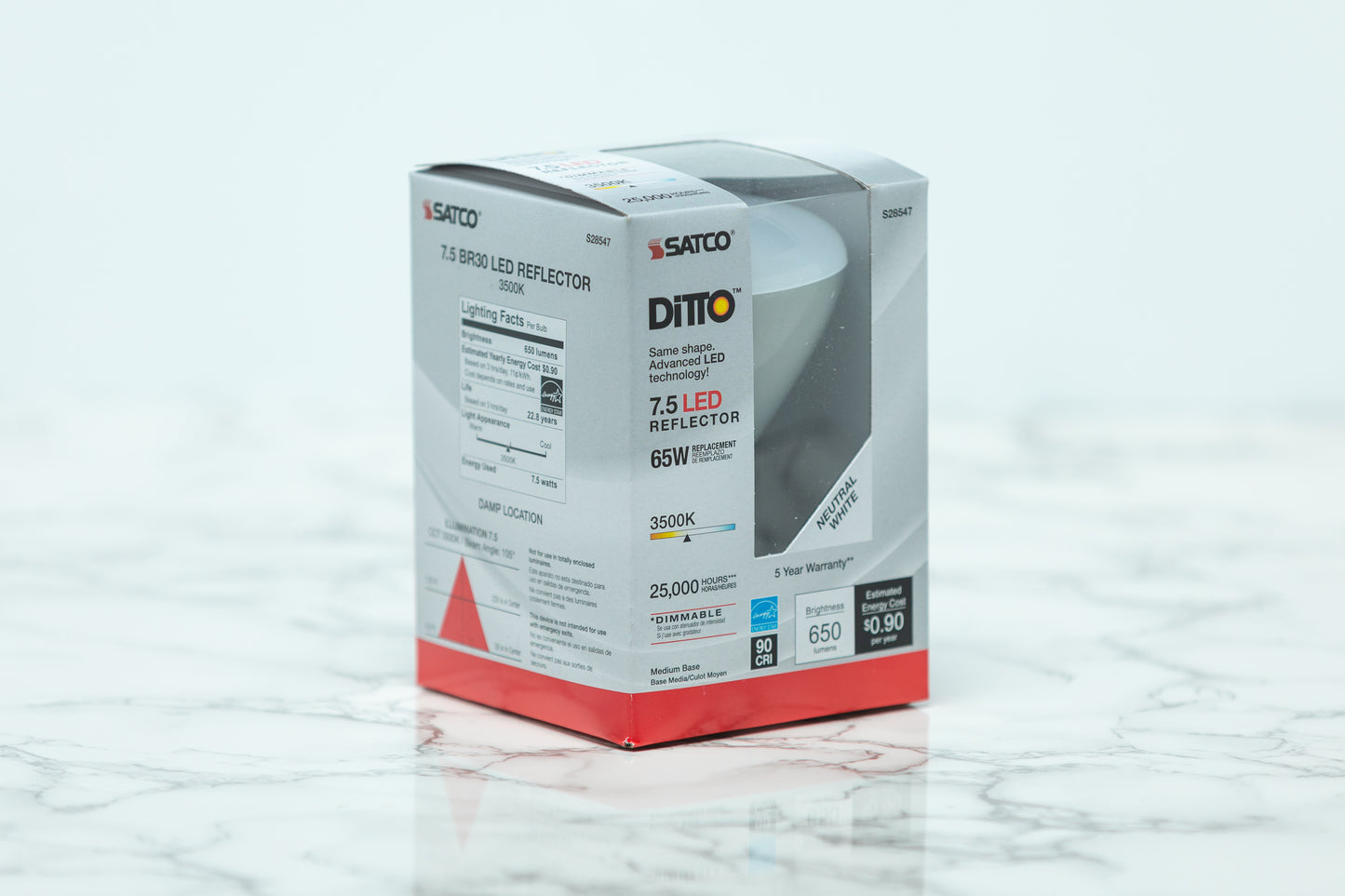 Satco Recessed Can LED Light Bulb - S28547 - 3500K