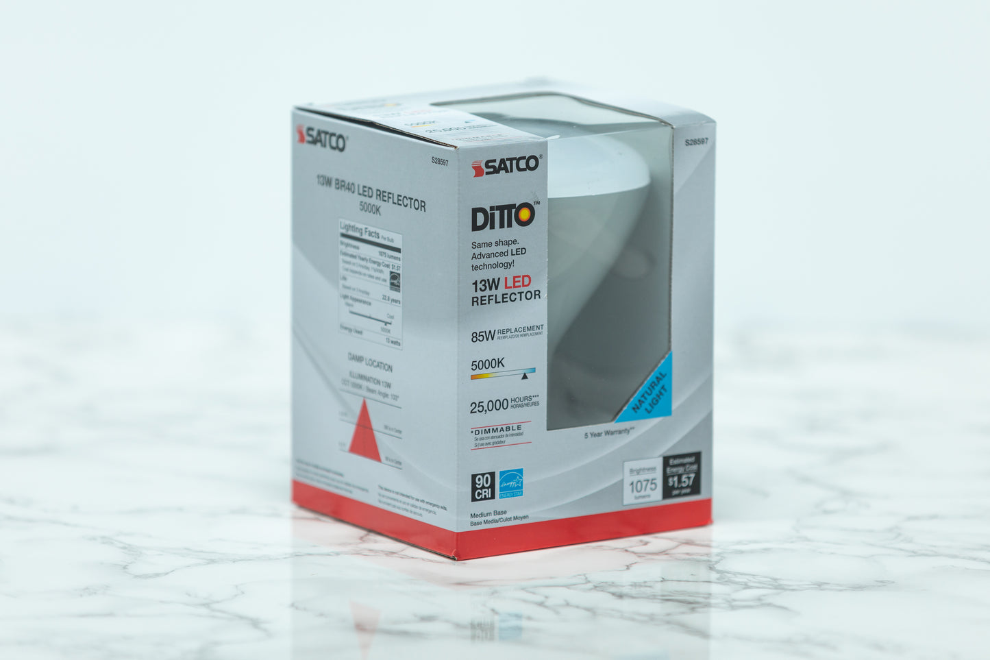 Satco Recessed Can LED Light Bulb - S28597 - 5000K