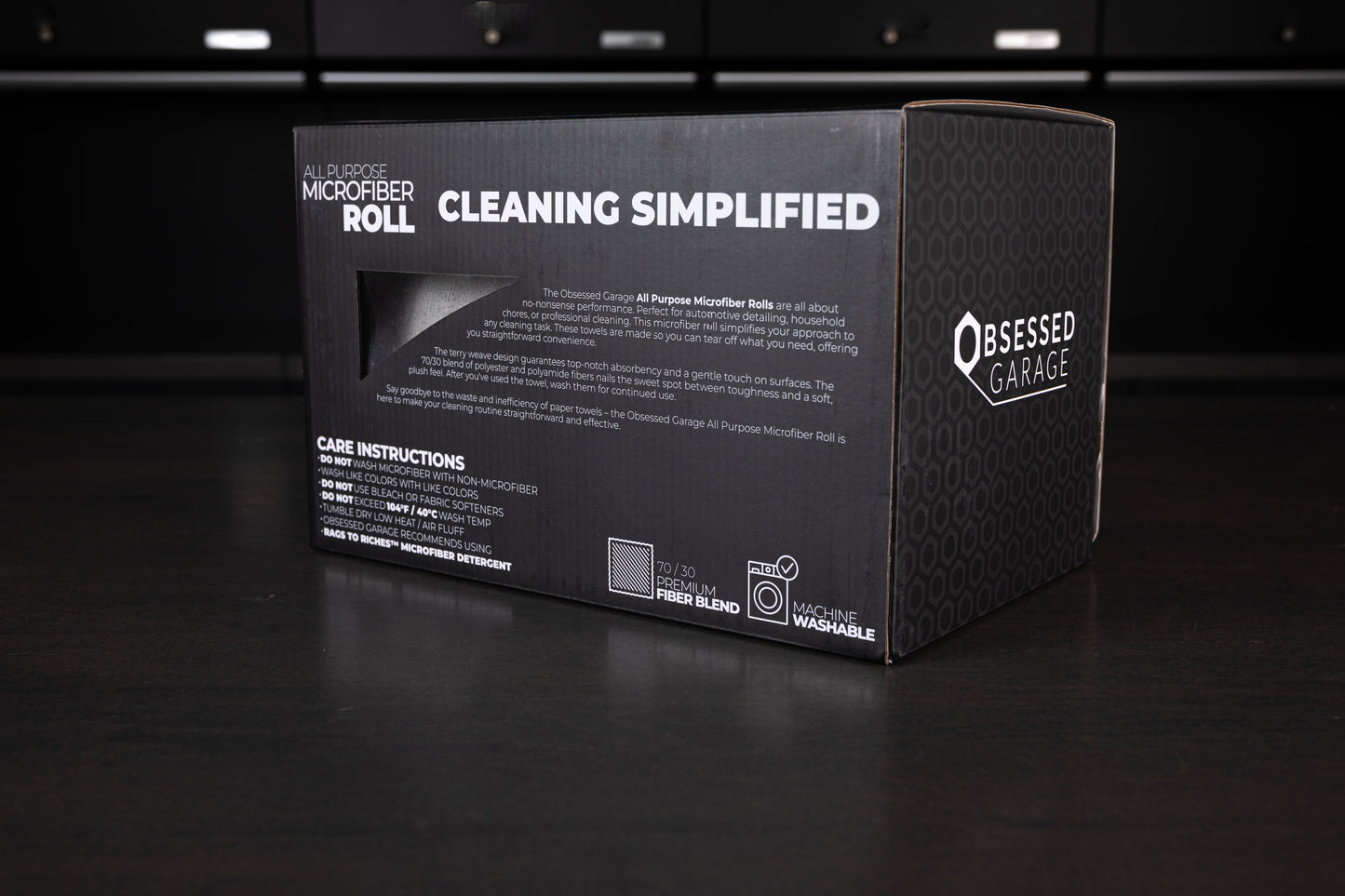 Obsessed Garage All Purpose Microfiber Roll