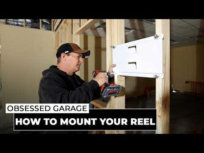 Obsessed Garage Dual COXREELS Air & Power Reel Wall Mount Bracket