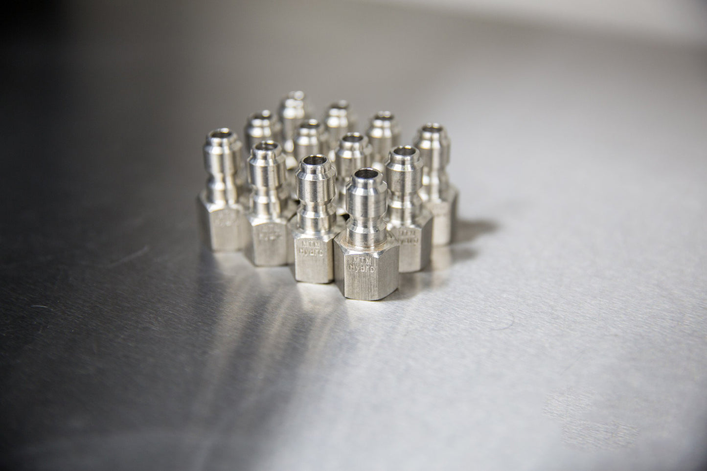 Stainless Steel 1/4" Female QD Plug