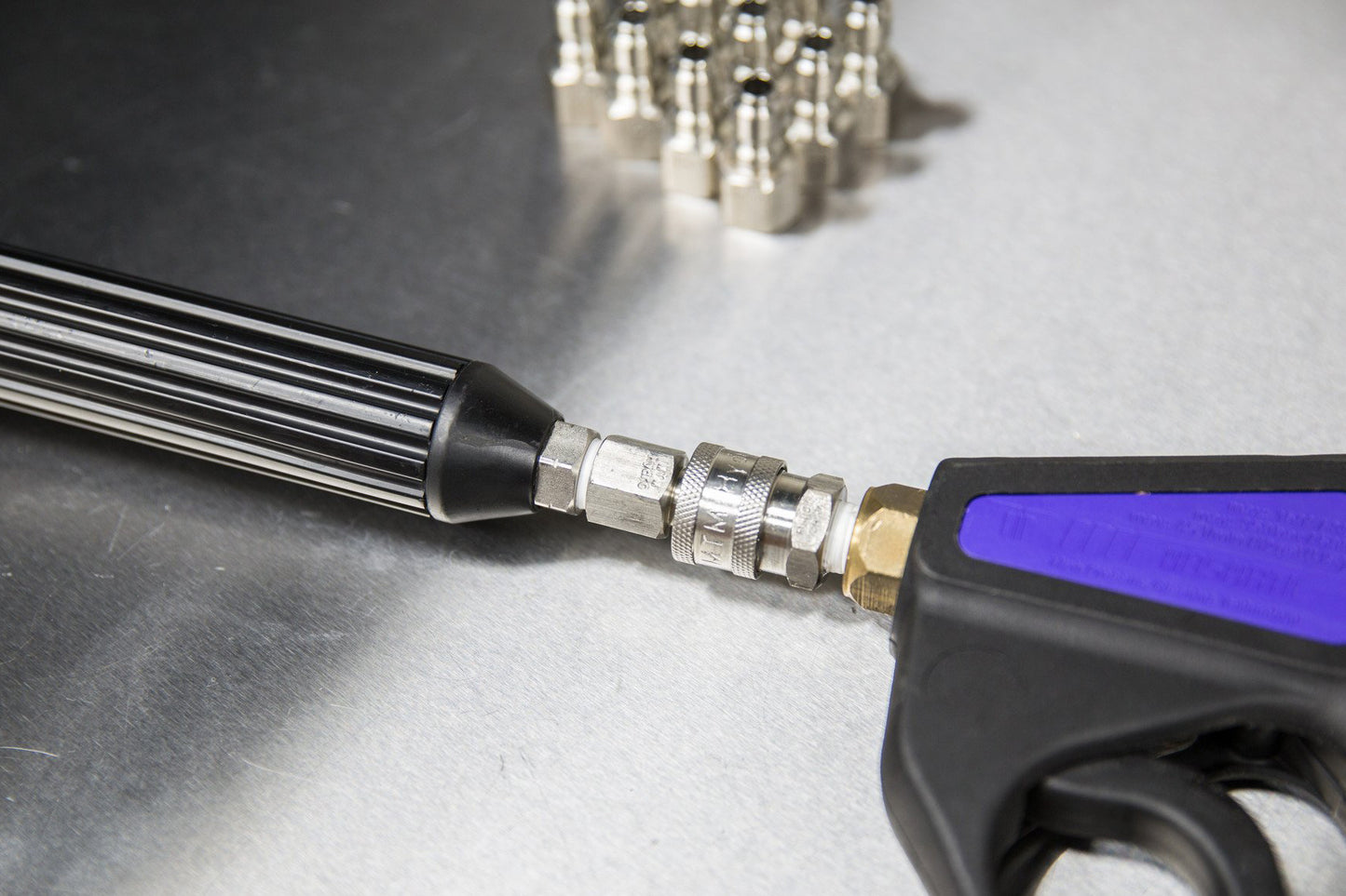 Stainless Steel 1/4" Female QD Plug