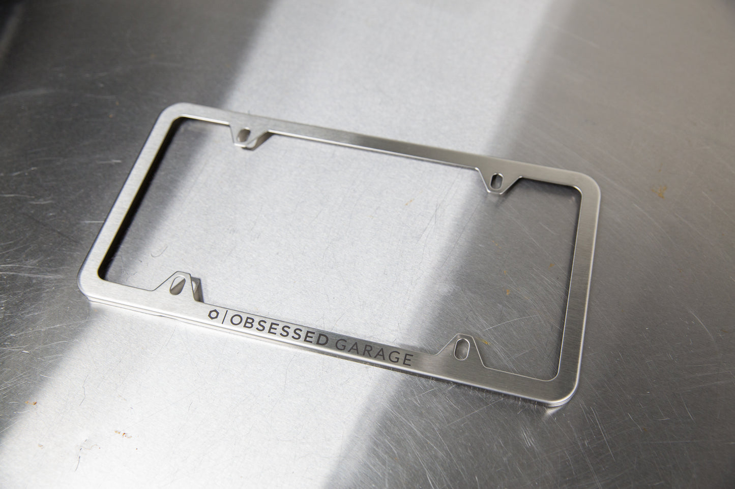 Stainless Steel License Plate Frame