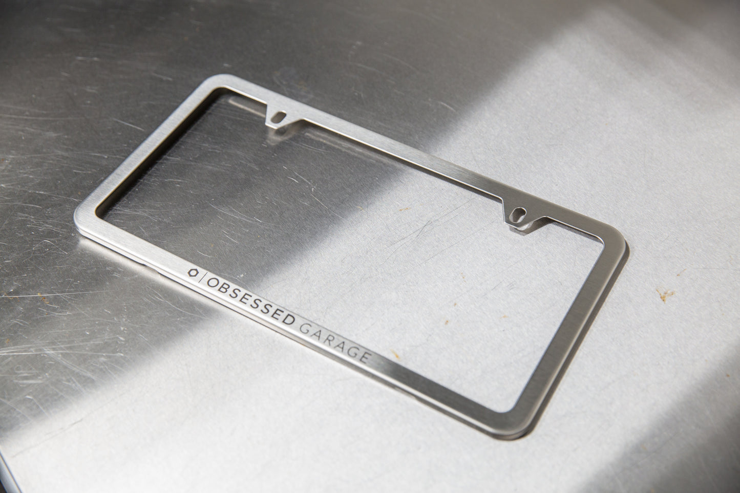 Stainless Steel License Plate Frame