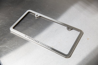 Stainless Steel License Plate Frame