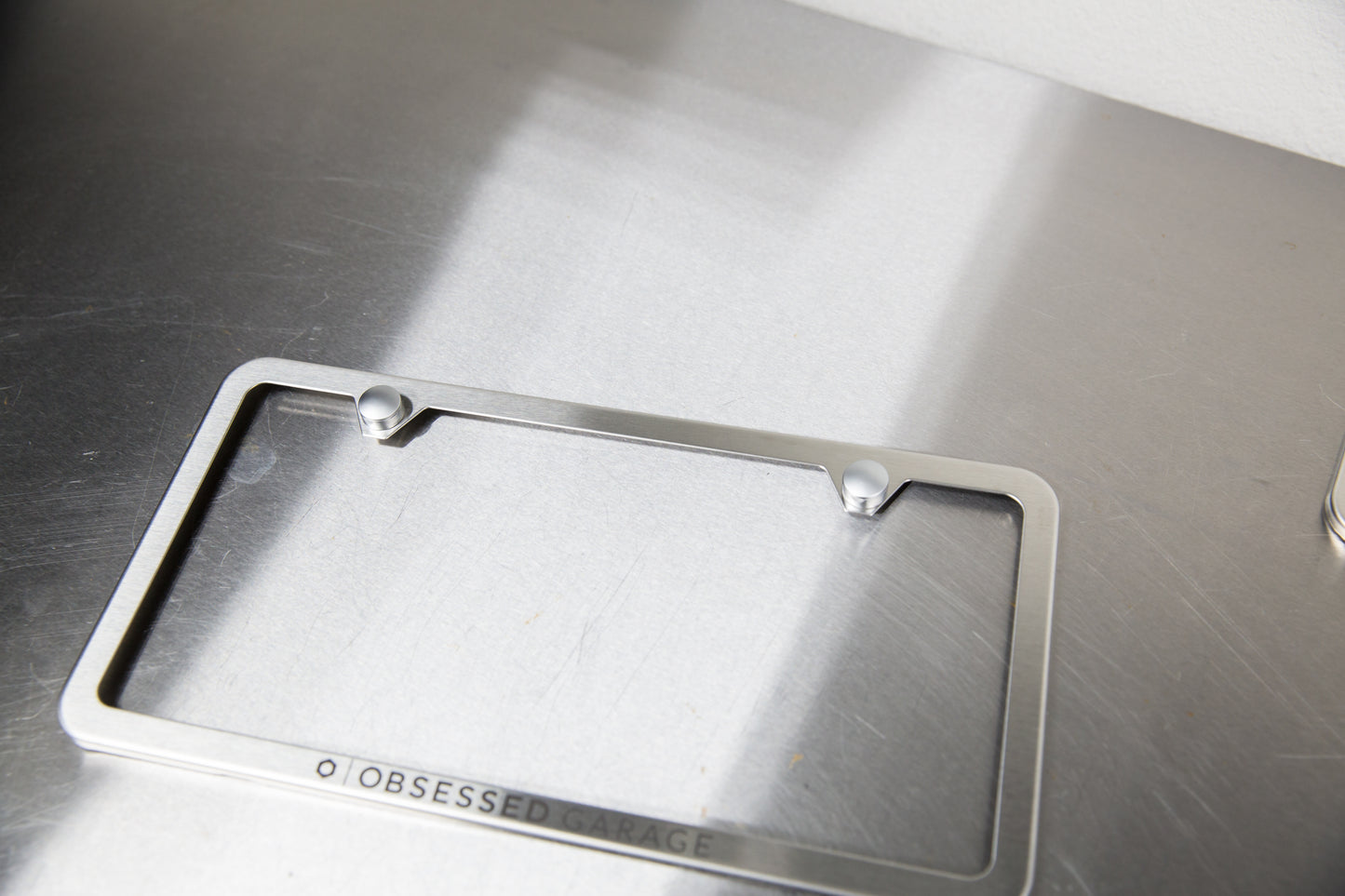 Stainless Steel License Plate Frame