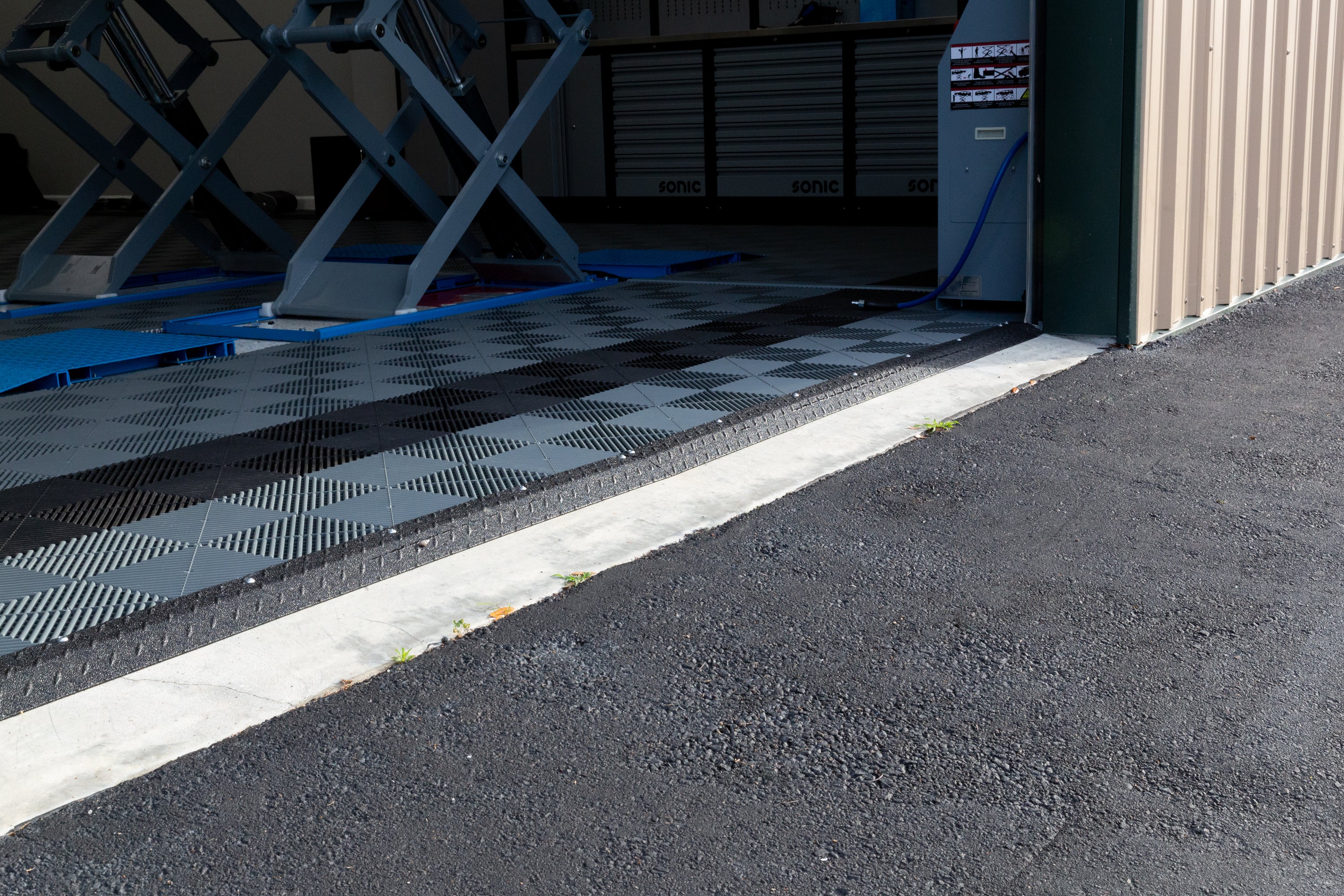 Treadware Gap Filler for Swisstrax Tiles - Durable Forklift