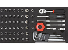 Sonic Foam System - Flank Socket Set 1/4" - 61 Pieces - 1/3 (Small)