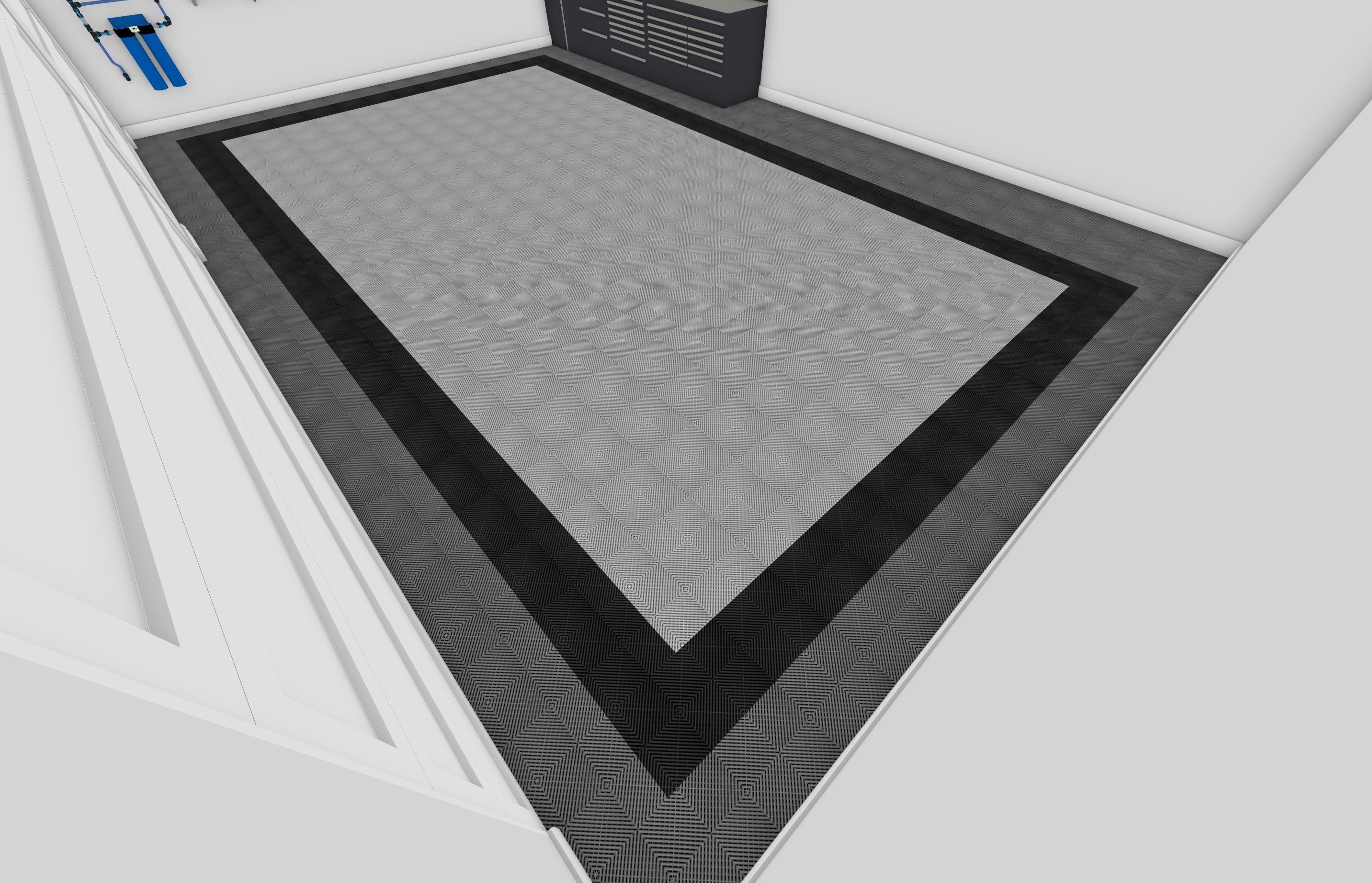 Swisstrax Modular Garage Flooring System for Three-Car Garages