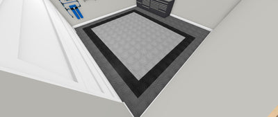 Two Car Swisstrax Flooring Solution
