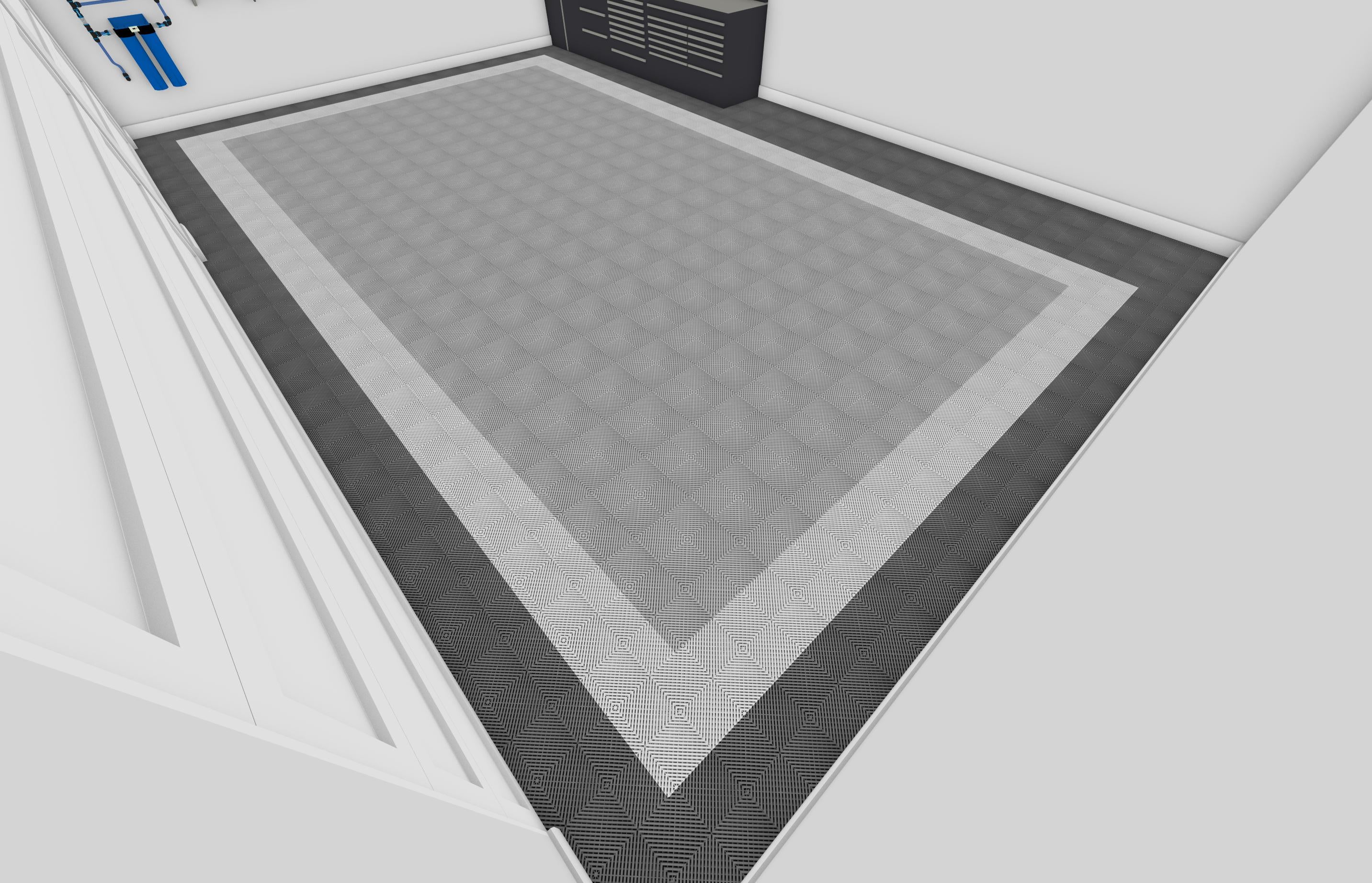 Swisstrax Modular Garage Flooring System for Three-Car Garages