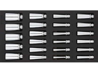 Sonic Foam System - Deep Socket Set 3/8"- 23 Pieces - 1/3 (Small)