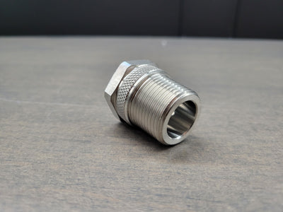Stainless Steel 3/4" Male NPT to Female GHT