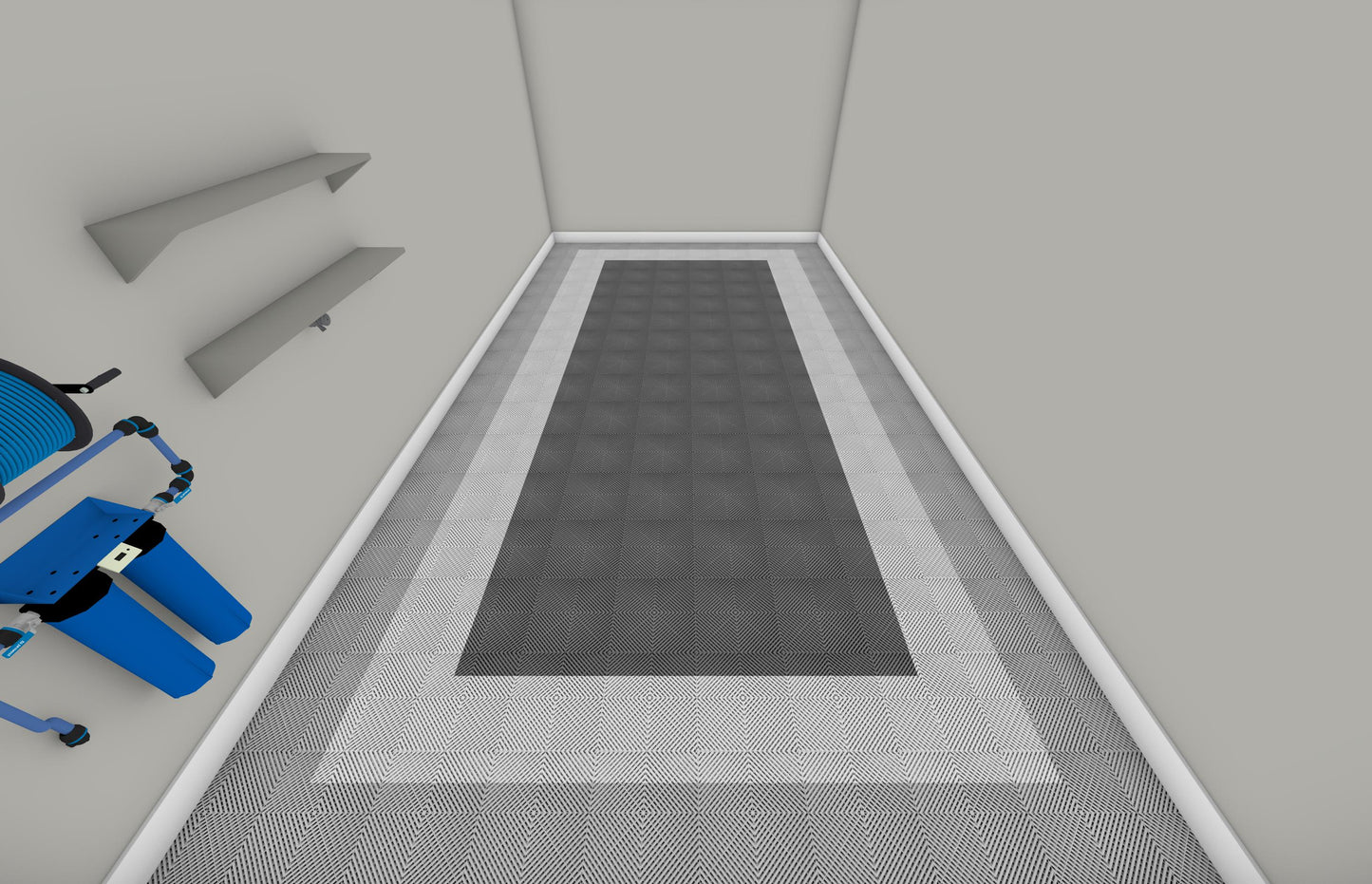 One Car Swisstrax Flooring Solution