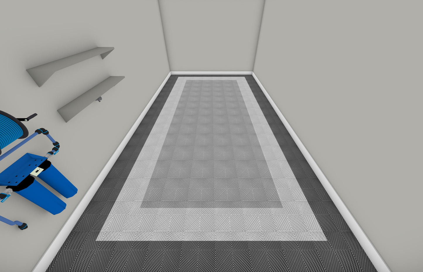 One Car Swisstrax Flooring Solution