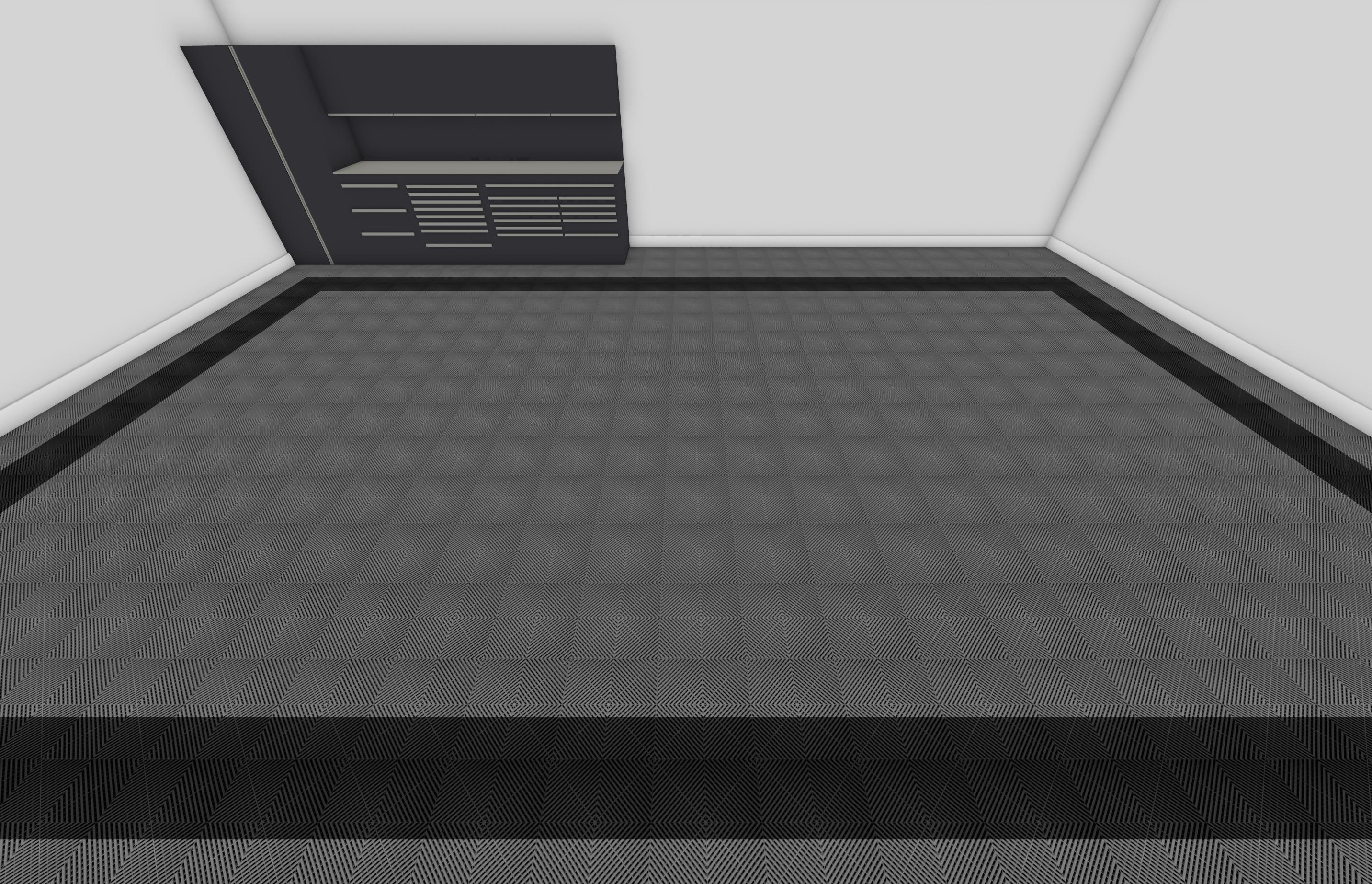 Swisstrax Modular Garage Flooring System for Three-Car Garages